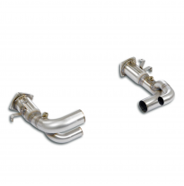 Y-Pipe right - left(Replaces catalytics) Sistema 100% de acero inoxidable para el sistema completo de silenciador trasero OEM So