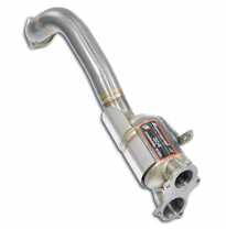 Catalizador metálico delantero izquierdo (elimina el filtro de partículas de gasolina) Sistema "Performance" 100% de acero inoxi