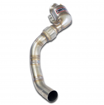Kit turbo bajante + Catalizador metalico izquierdo Acepta el sistema "Cat.-Back" de serie Kit de tubo de bajada derecho + izquie