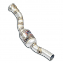 Tubo de bajada derecho + catalizador metálico Kit de tubo de bajada 100% Inox - (elimina el catalizador) MASERATI Levante GTS Q4