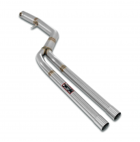 Tubos delanteros derecho - izquierdo Sistema de escape trasero "Cat.-back" 100% de acero inoxidable, derecha-izquierda, para el