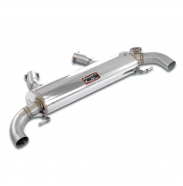 Escape trasero derecho - izquierdo con válvula (para tubos de escape OEM) Sistema "J-Pipe" - (Sección transversal de 100 mm - Cu