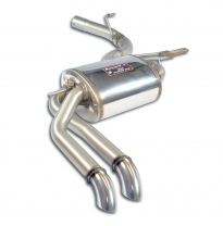 Rear exhaust "Stealth"(For OEM diffuser) Sistema 100% Inox Oversize Ø76mm - Ø70mm SKODA KAROQ 4x4 2.0 TFSi (190 CV - modelos co
