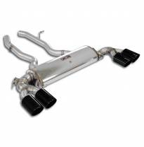 Rear exhaust "Gun Metal Grey" Right OO100 - Left OO100 con válvula Sistema 100% de acero inoxidable - Kit de silenciador trasero