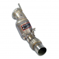 Downpipe kit + Metallic catalytic 100CPSI WRC Sistema 100% de acero inoxidable - Downpipe con conexión tipo "slip-on" - Elimina