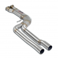 Tubo frontal en forma de "J" - sin resonancia Sistema de alto rendimiento 100% de acero inoxidable, elimina el filtro de partícu