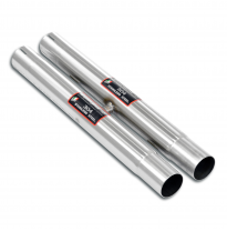 Kit tubos centrales "H-Pipe" Sistema 100% de acero inoxidable. Tamaño extragrande: 2 x Ø 70 mm -> Ø 65 mm - Solo kit completo. F