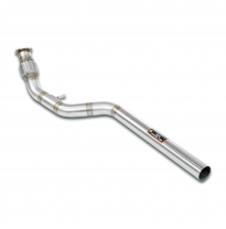 Tubo delantero (Reemplaza silencioso delantero OEM)   Sistema Bajante 100% Inox + Catalizador metalico - Oversize Ø70mm AUDI A4