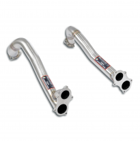 Kit de tubos delanteros derecho - izquierdo (elimina el filtro de partículas de gasolina) Sistema "Performance" 100% de acero in