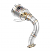 Downpipe derecho con catalizador metalico Kit de tubo de bajada 100% acero inoxidable PORSCHE 536 CAYENNE S SUV 2.9L V6 (440 CV