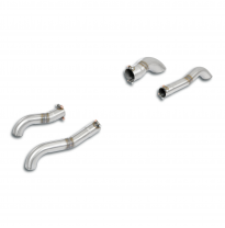 Endpipe kit Right - Left "Stealth" Sistema de escape "Cat.back" 100% de acero inoxidable con válvula de derivación (para difusor