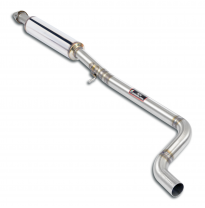 Centre exhaust  Sistema de escape "Cat.-back" 100% de acero inoxidable (para difusor "S3") - El parachoques trasero debe recorta