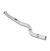 Tubo central Sistema de escape completo "Cat.-back" 100% de acero inoxidable para el silenciador trasero estándar - Solo kit com