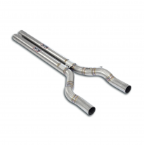 Kit de tubos centrales Derecha - Izquierda Sistema "Cat.-back" 100% de acero inoxidable, sobredimensionado 2 x Ø65 mm - Solo kit