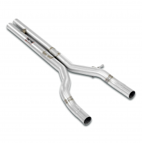 Kit de tubos centrales derecho - izquierdo "Tubo en H" Sistema "Cat.-back" 100% acero inoxidable, sobredimensionado 2 x Ø60 mm -