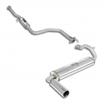 Paquete deportivo Ø50, "Cat.-Back" Sistema "Cat.-back" 100% de acero inoxidable HONDA CIVIC 3d. 1.6i 16v (109 CV) Kat '87 -> '89