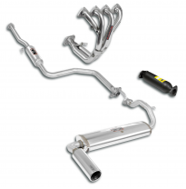 Paquete deportivo Ø50, Sistema completo Sistema completo 100% de acero inoxidable HONDA CIVIC 3d. 1.6 V-Tec (150 CV) Kat '87 ->