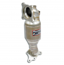Tubo de escape descendente + convertidor catalítico metálico 100 CPSI Sistema 100% de acero inoxidable HONDA CIVIC 2.0i Turbo TY