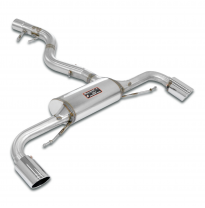 Silencioso trasero Derecho-Izquierdo "Racing"   Kit de silenciador trasero para la sección central de serie BMW G23 Cabrio 420i