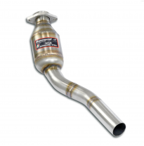 Downpipe izquierdo + Catalizador metalico  Sistema 100% de acero inoxidable - Sobredimensionado 2 x Ø60 mm JAGUAR XK Coupè / Cab