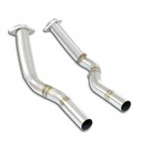 Kit de tubo de escape derecho - izquierdo (elimina el convertidor catalítico) Sistema 100% de acero inoxidable - Sobredimensiona