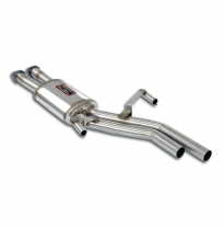 Silencioso central   Sistema "Cat.-back" 100% de acero inoxidable - Para parachoques trasero M-Technik BMW E28 M5 (M88/3 Motor -