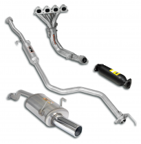 Paquete deportivo Ø50, Sistema completo Sistema completo 100% de acero inoxidable HONDA CIVIC 4d. 1.4i / 1.6i '92 -> '96 Sport p