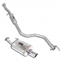 Sport package Ø50, "Cat.-Back" Sistema "Cat.-back" 100% de acero inoxidable HONDA CIVIC 5d. 1.4i / 1.6i '97 -> '00 Sport package
