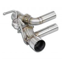 Tubo trasero izquierdo con válvula (elimina el filtro de partículas de gasolina) Sistema 100% de acero inoxidable. - Se adapta a