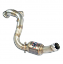 Downpipe izquierdo + convertidor catalítico metálico Elimina el catalizador primario + GPF (RHD - LHD) Acero inoxidable 100%, ta