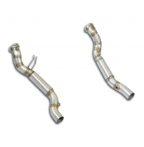 Downpipe kit Right - Left(Deletes the catalytic)  Kit de tubo de escape descendente (sustituye al convertidor catalítico origina