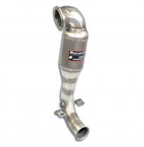 Downpipe con catalizador metalico Kit de tubo de escape descendente (sustituye al convertidor catalítico original y elimina el f