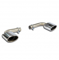 Colas de escape kit derecho-izquierdo 145x95 Sistema de escape trasero "Cat.-back" 100% acero inoxidable, salida derecha e izqui