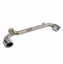 Cola De Escape Derecha-Izquierda O 100 - Vw New Beetle Rsi 3.2 Vr6 4x4 (224 Hp) &#039;00 -&gt; &#039;03 (ø70mm) Supersprint