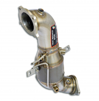 Downpipe + catalizador metalico 100CPSI Tubo de escape descendente 100% acero inoxidable - (Elimina el filtro de partículas de g