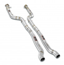 Front pipes right - leftDeletes tertiary catalytics and OPF Sistema "Cat.-back" ligero de acero inoxidable 100% con válvulas (el