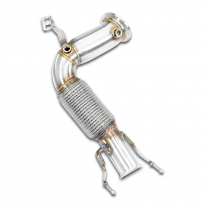 Kit de tubo de escape para turbo (reemplaza el catalizador original) Sistema 100% de acero inoxidable - Bajante con conexión tip