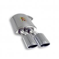 Silencioso trasero izquierdo 120x80 Sistema "Cat.-back" 100% de acero inoxidable - Solo kit completo MERCEDES W221 S 500 / S 550