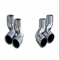 Endpipe Kit Right-Left Oo 76mm - Mercedes C199 Slr Amg/Mclaren Coupè (5.5l V8 - 626 Cv) 2003 -&gt; 2010 Supersprint