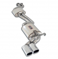 Centre + rear exhaust 95x75 100% acero inoxidable, sistema "Cat.-Back", 2 x Ø54 mm MERCEDES C124 E 36 AMG (272 CV) '93 -> '96 Ce