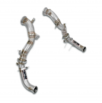 Downpipe kit Right + Left(Replaces catalytic converter + GPF)With bungs for the pressure sensor / EGT Sistema 100% de acero inox