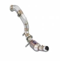 Downpipe Right + catalizador metálico 100CPSI WRCDes Elimina el catalizador primario Sistema 100% de acero inoxidable 2 x Ø70 mm