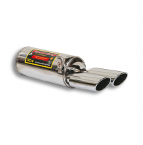 Rear exhaust Left 120 X 80   Sistema de escape "Cat.-back" 100% de acero inoxidable, 2 x Ø60 mm - Kit de silenciador trasero par