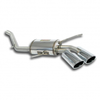 Rear exhaust Right 120x80 Sistema 100% de acero inoxidable, 2 x Ø60 mm MERCEDES W164 ML 450 CDi V8 (306 CV) 2009 -> 2011 Rear ex