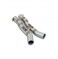 Sección de escape central con tubo en forma de "H" Sistema "J-Pipe" - (Sección transversal de 100 mm - Curvado con mandril) - El