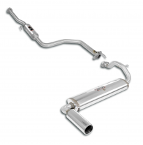 Paquete deportivo Ø50, "Cat.-Back" Sistema "Cat.-back" 100% de acero inoxidable HONDA CIVIC CRX 1.6i (124 CV) Kat '89 -> '91 Spo
