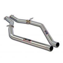 Connecting pipes kit Right - Left Sistema "Cat.-back" 100% de acero inoxidable - Solo kit completo MASERATI Grecale "Trofeo" 3.0