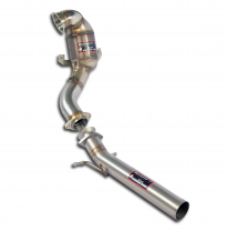Turbo Downpipe Kit + Catalizador Metalico 200 Cpsi  - Vw Golf Vii Gti Club Sport 2.0 Tsi (265  -  290 Cv) 2016 -&gt; (ø76mm) Supers