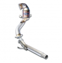 Kit de tubo de escape turbo + convertidor catalítico metálico WRC 100 CPSI ALTERNATIVA: Downpipe kit para sistema de escape OEM,