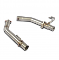 Kit Tubos De Salida Derecho-Izquierdo Para Válvula Eléctrica - Honda Civic 2.0i Turbo Type-R (310 Cv) 2015 -&gt; (With Valve) Super